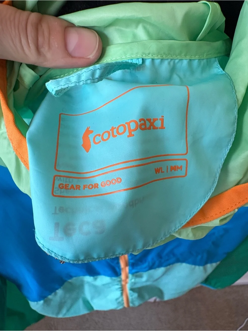 Cotopaxi Colorblock Windbreaker
